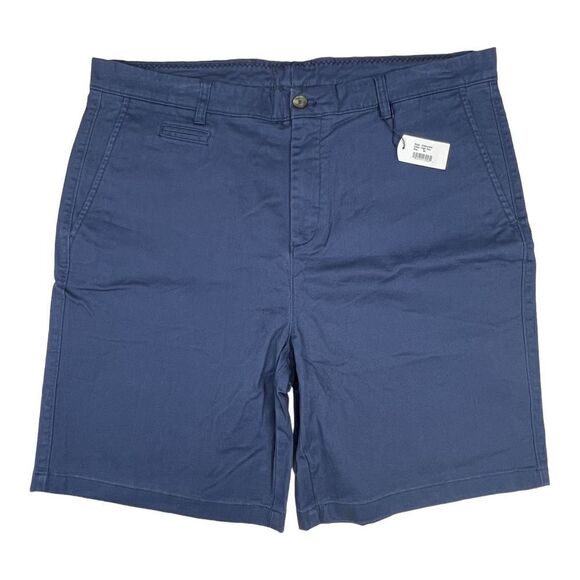New Johnnie-O Men US 40 High Tide Blue Golf Shorts Stretch Twill Back Pockets - Picture 1 of 7